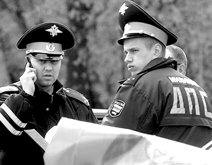 Милиционер сбил четырех пешеходов в Москве