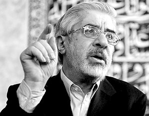 Еще до объявления официальных итогов выборов Мусави заявил о своей победе
