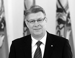 Президент Латвии Валдис Затлерс принял представителей общества в своей официальной резиденции