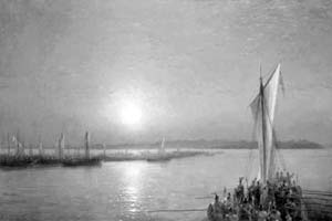 Лотом номер один стала картина Айвазовского «Варяги на Днепре», ушедшая с молотка по рекордной цене в  1,7 млн. фунтов стерлингов