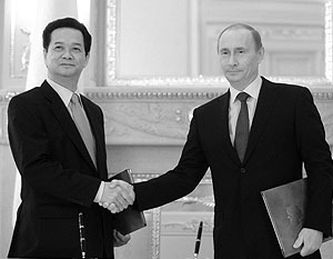 Премьер-министр Вьетнама Нгуен Тан Зунг и Владимир Путин быстро нашли общий язык