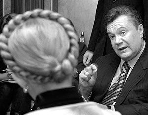 Янукович обвинил Тимошенко в эпидемии гриппа и наступлении зимы