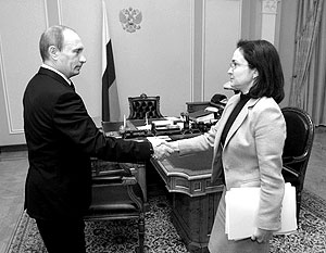 Эльвира Набиуллина рассказала Владимиру Путину о мерах поддержки малого бизнеса