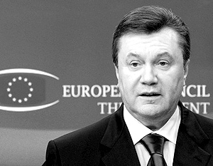 Янукович рвется в Европу