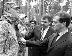 Медведев подписал указ о переходе армии России на новую форму