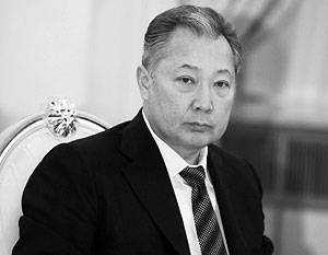 Бакиев обратился с заявлением к народу Киргизии