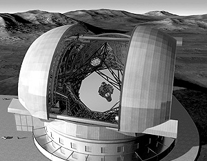 Самый большой оптический телескоп E-ELT установят в пустыне Атакама