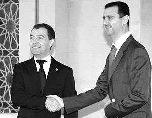 Медведев и Башар Асад