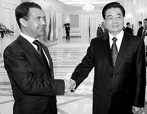 Дмитрий Медведев и Ху Цзиньтао сходятся во взглядах по многим вопросам мировой повестки дня