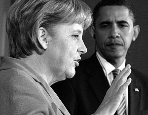 Меркель против Обамы