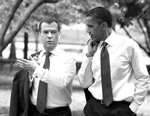 Дмитрий Медведев и Барак Обама и после вашингтонской встречи остались каждый при своем мнении
