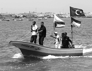 Морские пограничники ХАМАСа у берегов Газы так и не дождались ни одного из судов «Флотилии свободы»