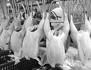 Импорт курятины разрешен 68 компаниям из 87, работающих на территории США