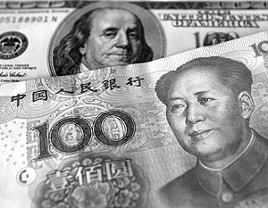 Доллар давит на юань