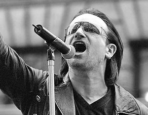 Лидер ирландской рок-группы U2 Боно