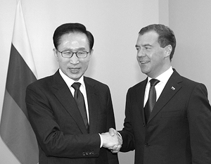 У Дмитрия Медведева большие планы на Южную Корею 