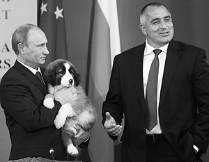 Бойко Борисов преподнес Владимиру Путину живой подарок – щенка «типичной болгарской породы»