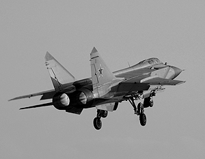 МиГ-31 выполнял полет без боекомплекта