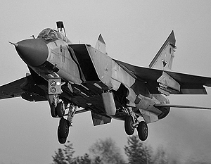 Рухнувший МиГ-31 выполнял учебный полет