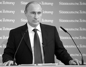 Путин напомнил немцам, что у них «и дров даже нет»