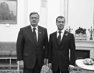 Медведев и Коморовский надеются закрыть мрачные темы российско-польской истории