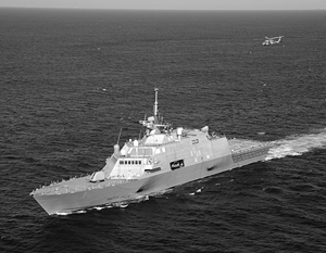 Военное судно нового поколения спустили на воду в США