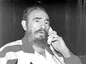 Кубинский лидер Фидель Кастро 