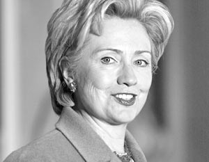 Сенатор Хиллари Клинтон - супруга президента США Билла Клинтона