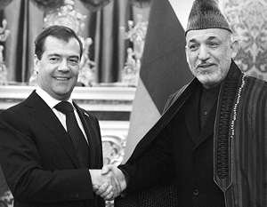 Карзай пообещал Медведеву усилить борьбу с наркомафией