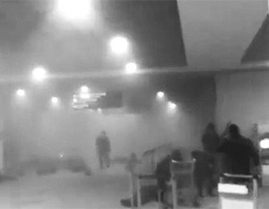 В Интернете появились первые видеокадры после теракта в Домодедово