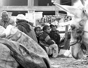 Большая часть населения Египта живет в бедности