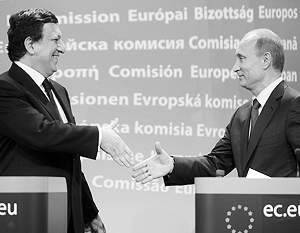 Премьер Владимир Путин и председатель Еврокомиссии Жозе Мануэл Баррозу обсудили главные вопросы в Брюсселе