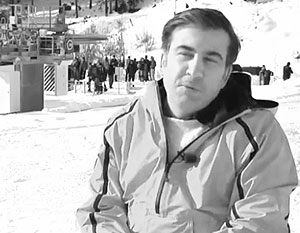 Саакашвили дал интервью на русском языке