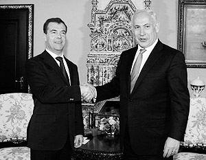 Медведев и Нетаньяху обсудили положение Израиля на фоне волны арабских революций