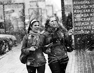 Москву накрыло зимой