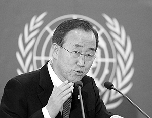 Генсек ООН поблагодарил Медведева за содействие миру