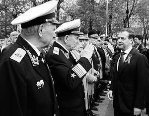 Президент Дмитрий Медведев провел традиционную встречу с ветеранами Великой Отечественной войны 