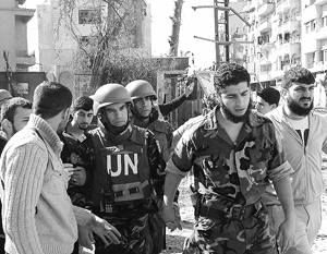 Появление «голубых касок» призвано прекратить междоусобицу в Сирии
