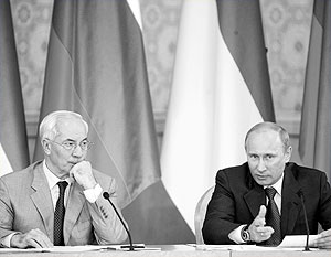 Российский и украинский премьеры обсудили цены на газ в Москве. Путин развеял претензии Киева по несправедливой цене на газ