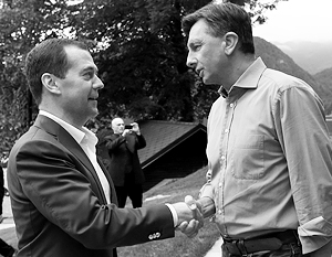 Дмитрий Медведев сделал предложение Мирославу Церару (справа), от которого тот пока отказался