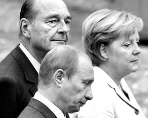 В историческом местечке Компьень под Парижем состоялась встреча лидеров России, Франции и Германии