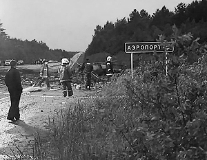 Разбившийся в Карелии Ту-134 при посадке оборвал ЛЭП