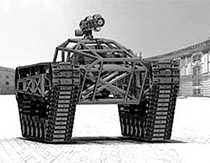 Российские конструкторы создали миниатюрный танк-робот