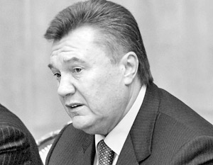 Янукович заморозил газ