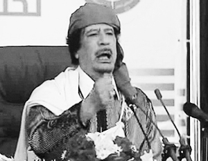 Каддафи ставит диагноз