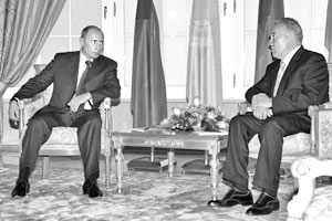  Президенты России и Казахстана Владимир Путин и Нурсултан Назарбаев 