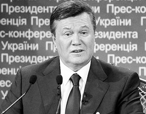 Янукович призвал Россию пересмотреть цены на газ без суда