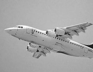 Пассажирский самолет авиакомпании Аtlantic Airways марки BAE 146-200