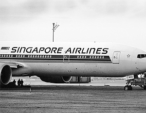 Boeing-777 сингапурских авиалиний выкатился за пределы ВПП в Мюнхене