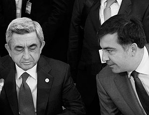 Саакашвили предложил президенту Армении объединение Кавказа